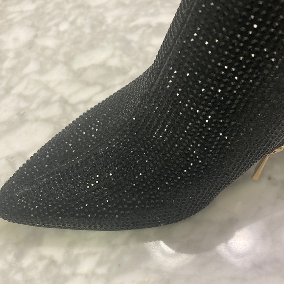 Jessica Simpson Black Heeled Boots - Picture 6 of 7